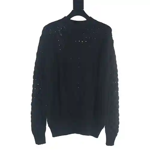 Jersey con cuello redondo y aguja gruesa GFC 23FW de Givenchy
