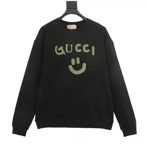 Sudadera con cuello redondo y logo sonriente Graffiti de G Home