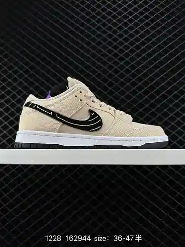 22 Raspable conjunto Albino & Preto x Nike SB Dunk Low. La cooperación conjunta con SB Dunk de e