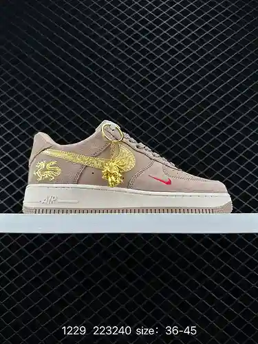 2 zapatillas informales Nike Air Force Low Air Force 1 de caña baja que crean una versión pura de Ai
