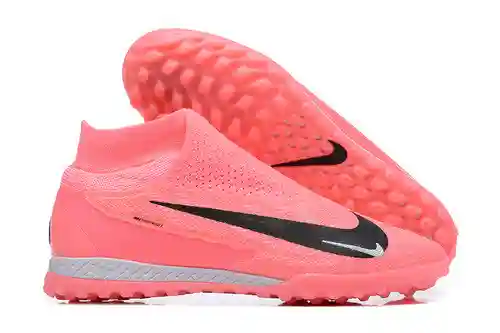 (Llegó) Zapatos de fútbol Nike Phantom GX de caña alta, de doble capa, impermeables, de seda de pesc