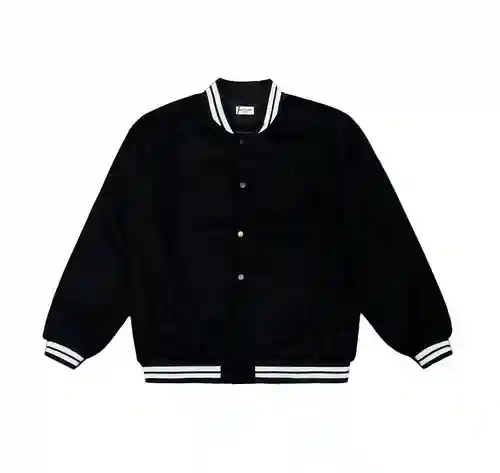 Chaqueta de béisbol con firma en la espalda YSL/Yves Saint Laurent 23FW