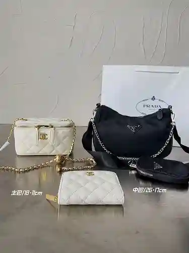 Juego de tres piezas fabricado en material de lona importado, alta calidad, entrega en bolsa de rega