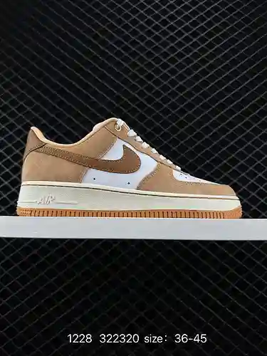 Nike Air Force Low Air Force 1 zapatillas deportivas informales, versátiles y de caña baja. La combi