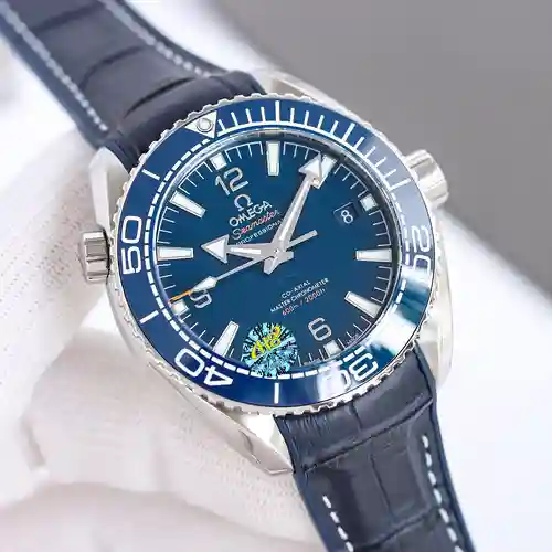 Ou@mega reloj para hombre con movimiento mecánico original totalmente automático caja superior de ac