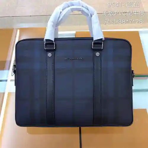 Maletín para hombre BA@宝利, fabricado en piel de vacuno original importada, alta calidad, entrega en 