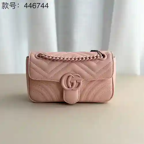 Bolso de cadena GUCC fabricado en piel de vacuno original importada, alta calidad, entrega en bolsa 