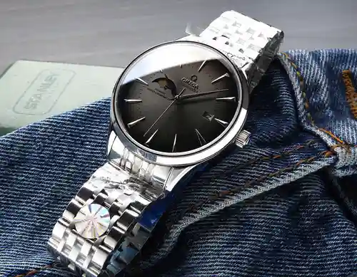 Ou@Miga Watch Reloj para hombre con movimiento mecánico original totalmente automático, caja y corre