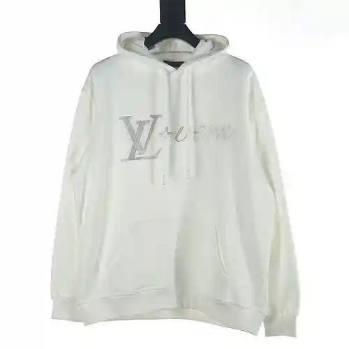 Sudadera con capucha con estampado de diamantes LV 23FW Fei Dong