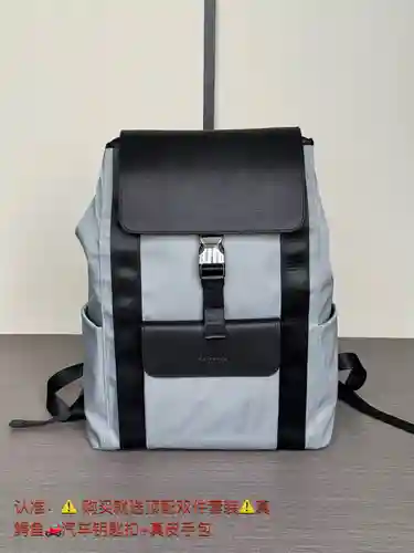 PRA@DA Mochila para Hombre Hecha de Cuero Original Premium Importado Versión Réplica de Alta Gama En