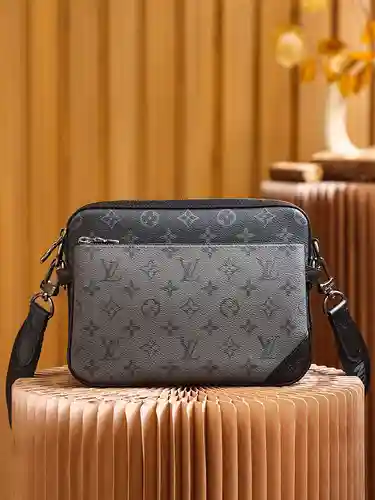 Bolso bandolera para hombre LL, elaborado en piel vacuno original importada, alta calidad, entrega e