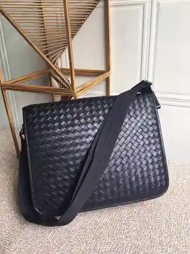 Bolso bandolera especial para hombre BV, fabricado en cuero original importado de primera calidad, v
