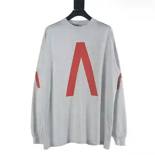 Balenciaga BLCG music series camiseta de manga larga con estampado de flechas limitada