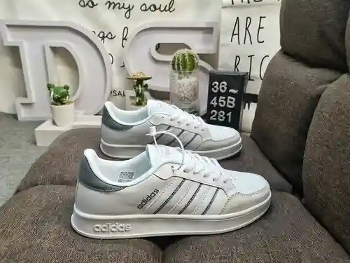 281D Zapatillas deportivas informales Adidas AD Breaknet Plus Low break series de caña baja estilo r