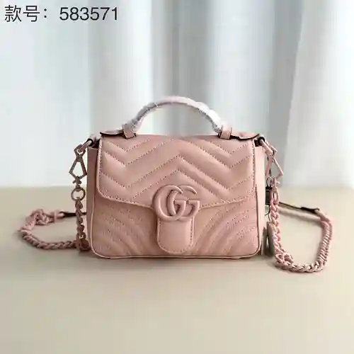 Bolso de cadena GUCC fabricado en piel de vacuno original importada, alta calidad, entrega en bolsa 