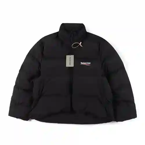 BLCG Balenciaga Cola abrigo de algodón suelto ondulado, chaqueta de algodón y traje de pan