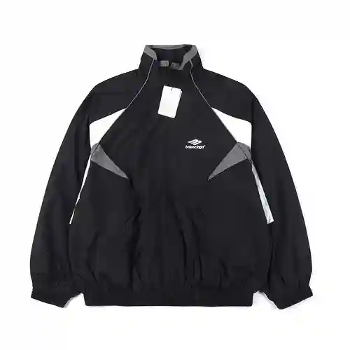 Balenciaga BLCG 23FW chaqueta de traje deportivo patchwork estilo pasarela