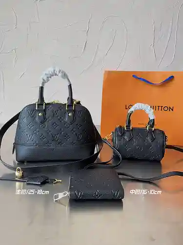 Juego de tres piezas fabricado en material de lona importado, alta calidad, entrega en bolsa de rega