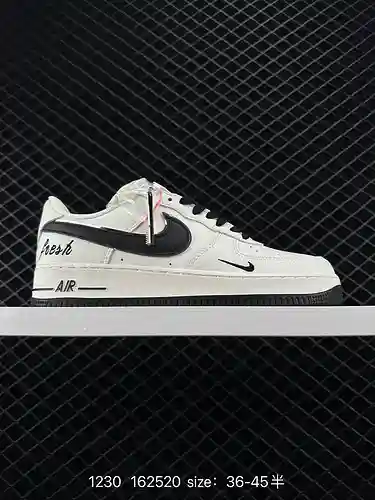 Nike Air Force Low Air Force 1 zapatillas deportivas informales, versátiles y de caña baja. La combi