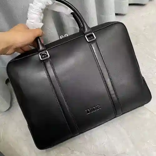 Maletín para hombre D's, fabricado en cuero original importado de primera calidad, versión réplica d