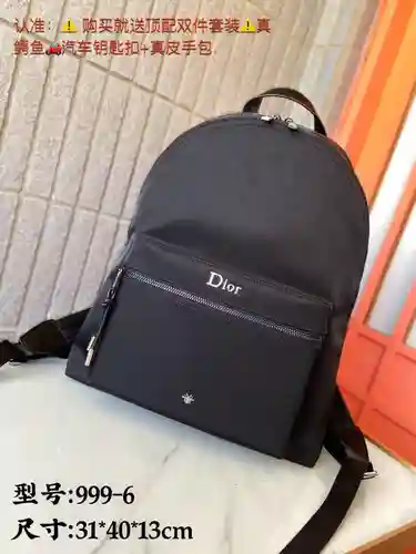 Mochila para hombre D's, fabricada en piel vacuna original importada, alta calidad, entrega en bolsa