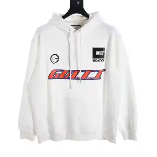 GU*CCI sudadera con capucha y logo estampado