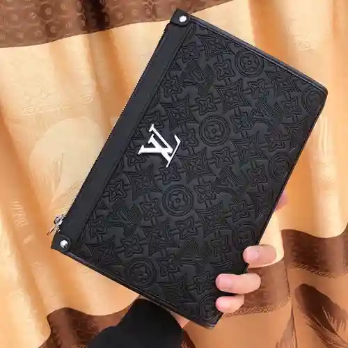 Bolso clutch para hombre, elaborado en piel vacuna original importada, alta calidad, entrega en bols