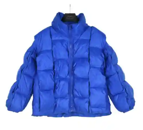 BV/Bottega Veneta Chaqueta de algodón con empalme de tejido Diamond