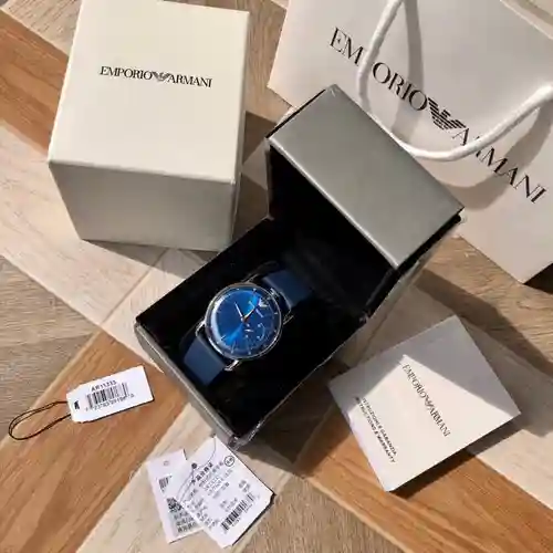 Ah @ Mani Watch Reloj para hombre con movimiento mecánico original totalmente automático, caja y cor