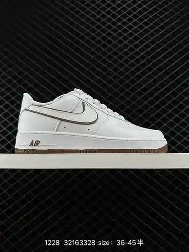4 Nike Air Force Low Air Force One zapatillas deportivas informales, versátiles y de caña alta. La c