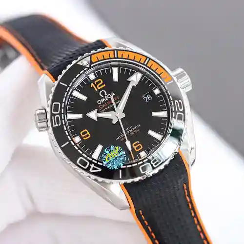 Ou@mega reloj para hombre con movimiento mecánico original totalmente automático caja superior de ac
