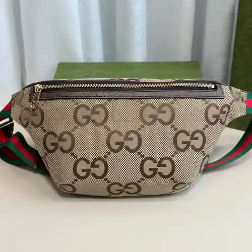 Riñonera GUCC, fabricada en piel vacuna original importada, alta calidad, entrega en bolsa regalo fa