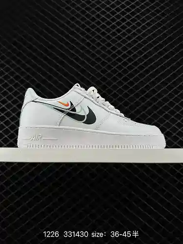 Nike Air Force Low Air Force 1 zapatillas deportivas informales, versátiles y de caña baja. La combi