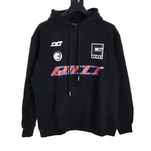 GU*CCI sudadera con capucha y logo estampado