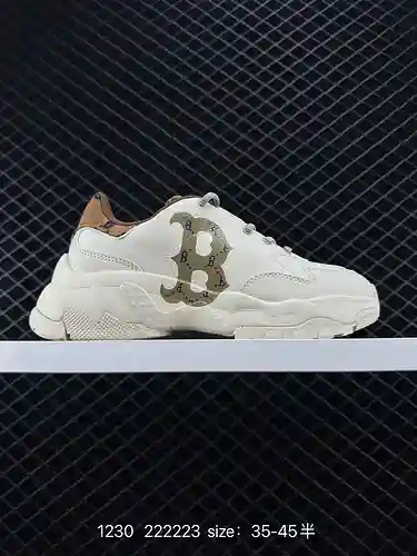 Los zapatos para hombres y mujeres de la marca deportiva MLB/Korea F&F son sistemas genuinos de 