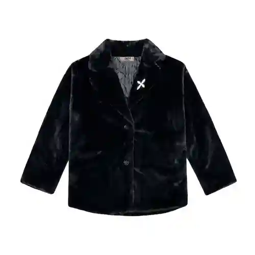 SMFK/23fw chaqueta cruzada de terciopelo y algodón de visón