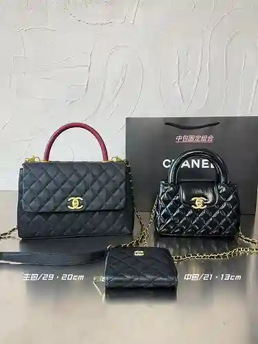 Juego de tres piezas fabricado en material de lona importado, alta calidad, entrega en bolsa de rega
