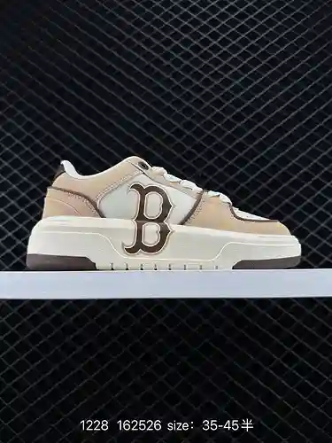 3 Los zapatos para hombres y mujeres de la marca deportiva MLB / Corea F&F son sistemas genuinos