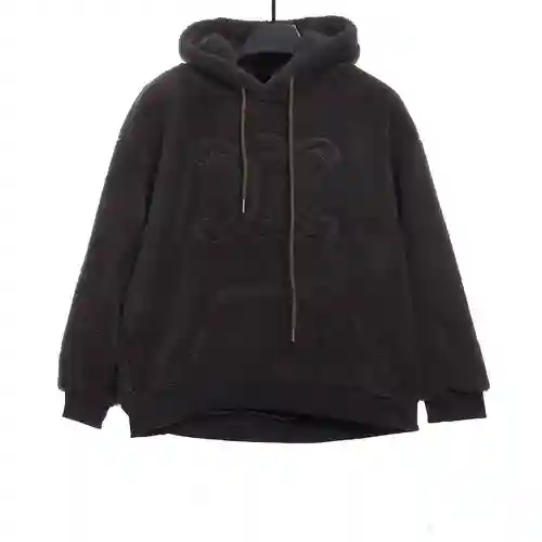 Sudadera con capucha y logo CE/Selena de lana de cordero