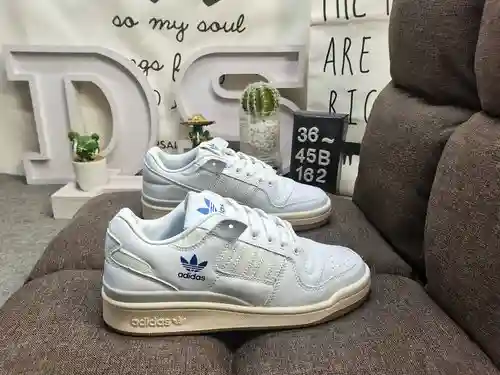 162D Zapatillas deportivas informales de moda, versátiles, de caña baja y originales Adidas Forum 84