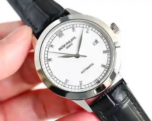 Patek@Philippe reloj para hombre con movimiento mecánico original totalmente automático caja superio