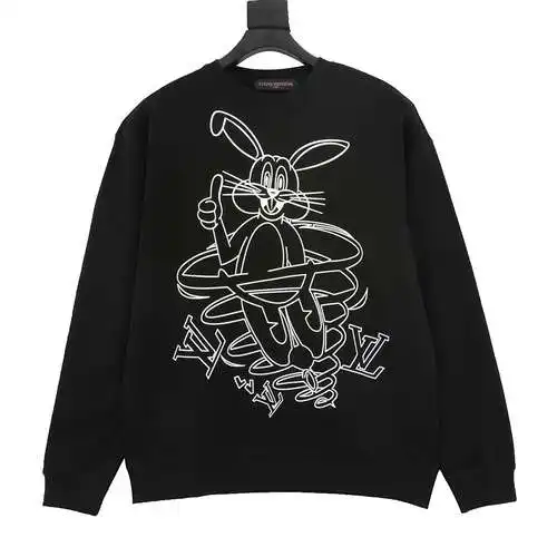 Sudadera con cuello redondo y estampado limitado del Año del Conejo de 1V