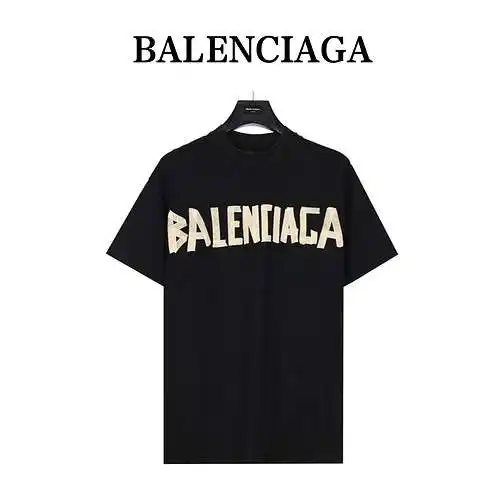 Blcg 23SS Balenciaga papel texturizado manga corta
