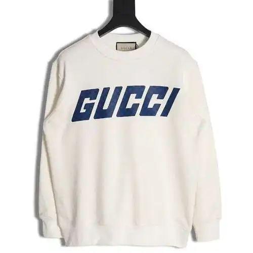 Gu*cci Gucci 24SS sudadera con cuello redondo y logo con letras