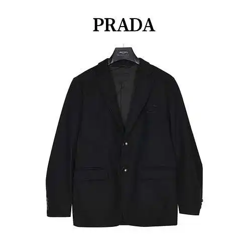 PRA*DA/Prada 23Fw traje casual de lana para hombre