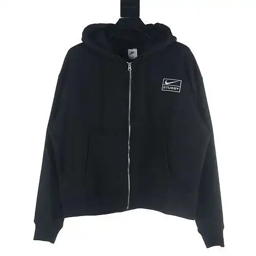 Chaqueta tipo sudadera con capucha, cordón y cremallera conjunta NK/Nike x Stu*ssy/Stu*ssy