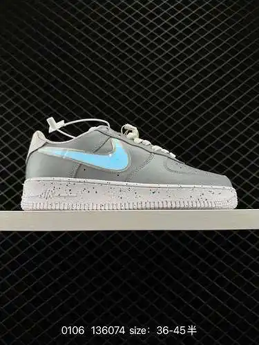 37 Nike Air Force Low Air Force 1 calzado deportivo informal de corte bajo en blanco y negro para to