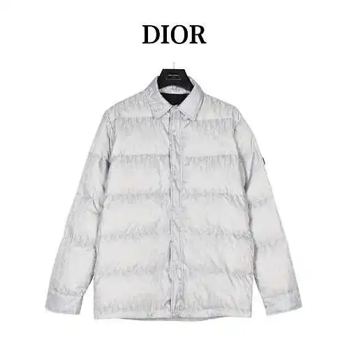CD/Dior 23 Fw Anorak con solapa en jacquard con estampado oscuro y estampado integral
