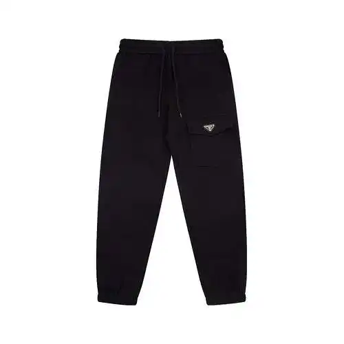 PRA*DA/Prada 23SS pantalones deportivos con logo triangular y bolsillo
