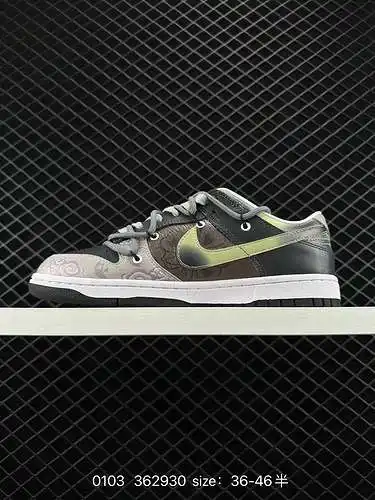 Nike Dunk Low Panda Prank-Moon Deconstruction Caja grande especialmente personalizada Versión correc